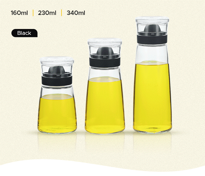 All You Need is our oil & vinegar dispenser with dual-outlet non-drip spout