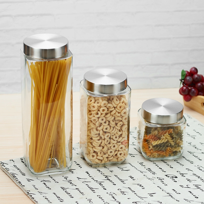 stainless teel glass jars #9854A001(1)