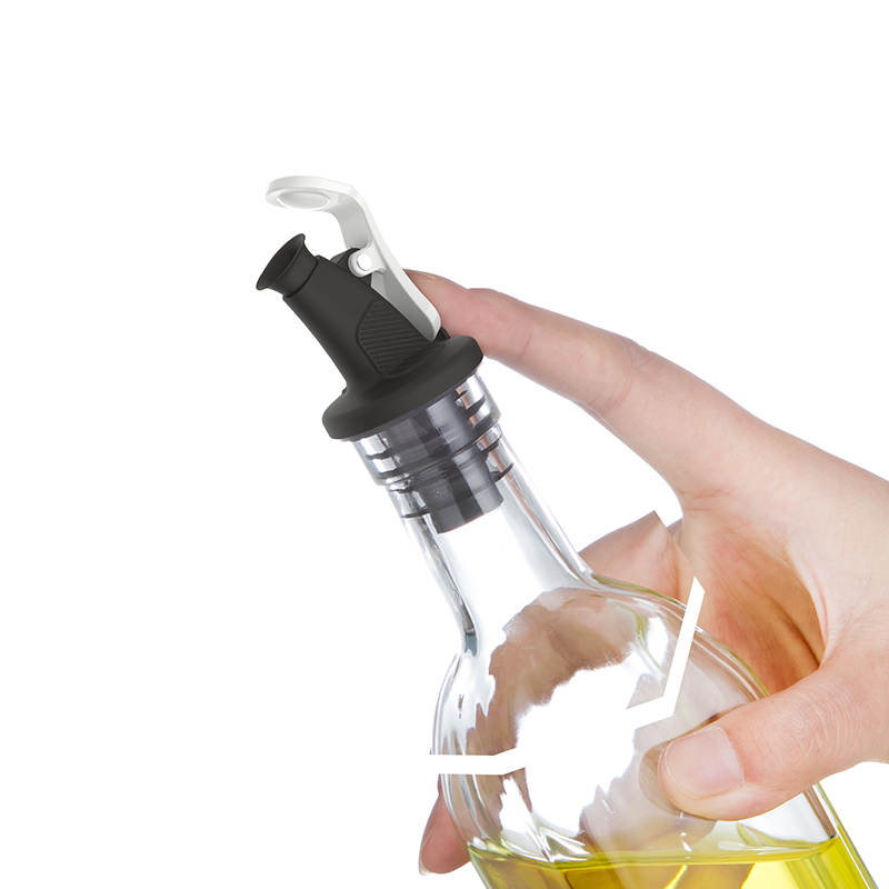 Food Oil Dispenser with One-finger Operated Cap Lid #89611001