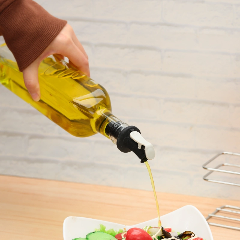 Food Oil Dispenser with One-finger Operated Cap Lid #89611001 (1)