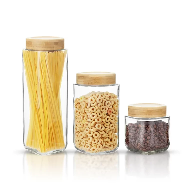 Glass Container with Bamboo Lid #99279001
