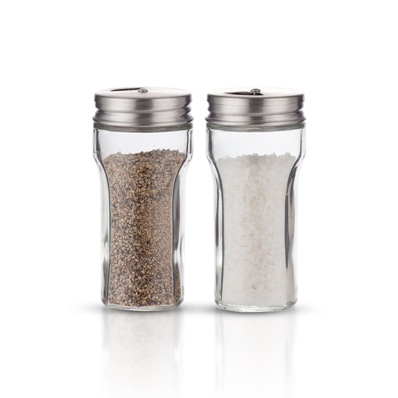 Spice Jars Stainless Steel Lid - SINOGLASS