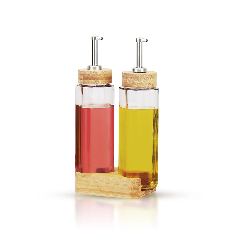 Bamboo Lid Oil Bottle with Dispenser #7938900001 (7)