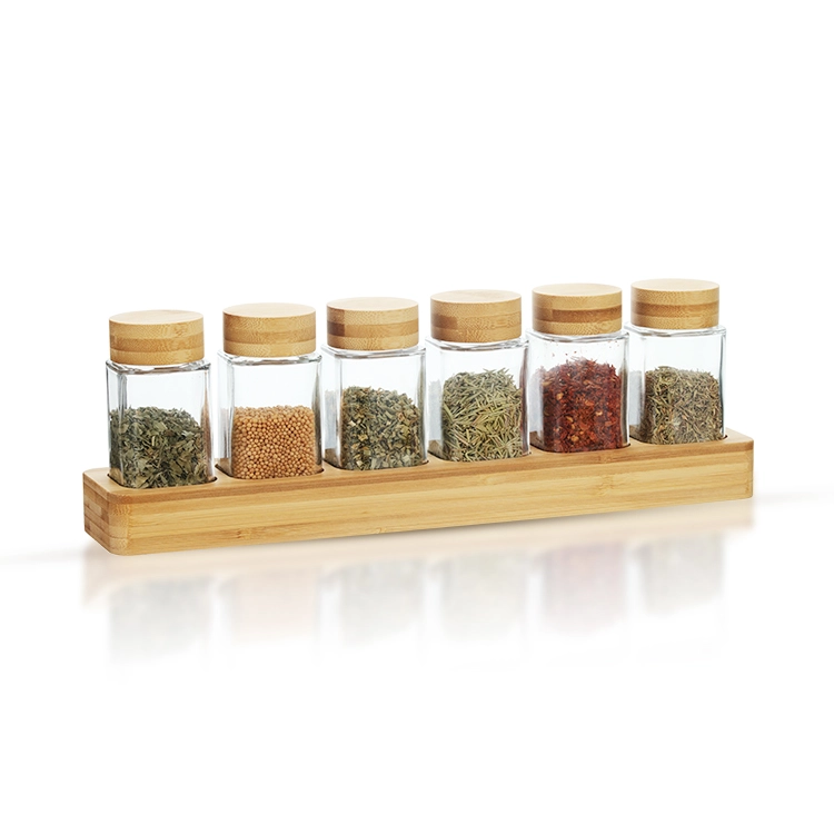 Bamboo Spice Rack Organizer #79399002