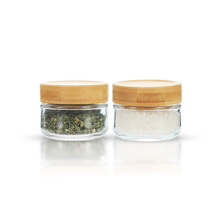 Glass Spice Jar Bamboo Lid #79409002