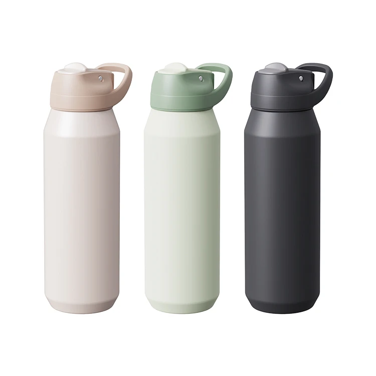 Custom 1L insulated water bottle with straw #69746001