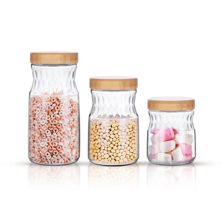 Large Glass Jar with Bamboo Lid #99039010