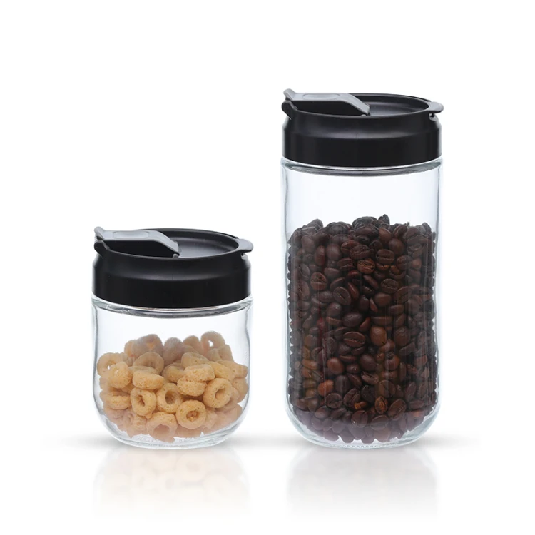 Glass Storage Jar Double Opening Lid #99202003