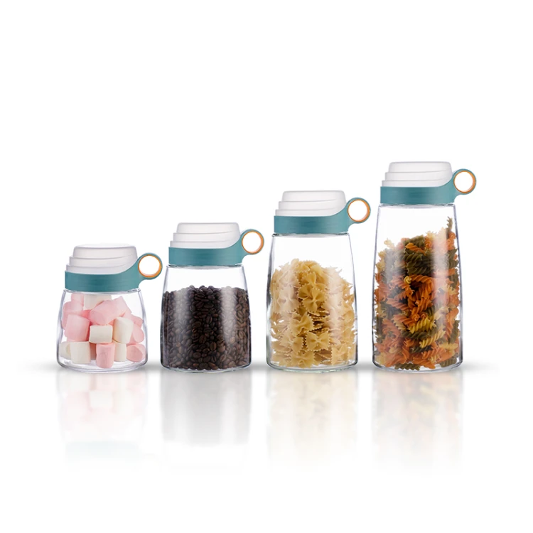 Large Glass Canisters Airtight Measuring Lid #98922000