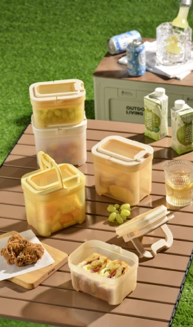 Plastic Food Storage Containers with Moisture-proof Sealed Lids #99352001 (7)