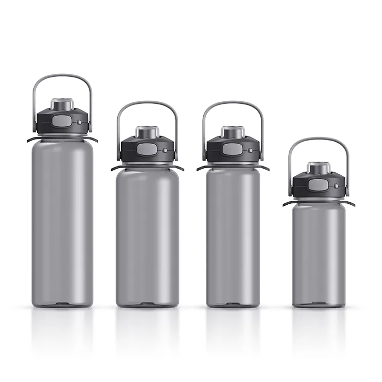 BPA-free Plastic Large Sports Water Bottle - Handle and Lock Lid #69856001 (5)