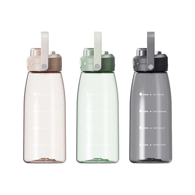 Stylish Motivational Water Bottle with Times #69796001