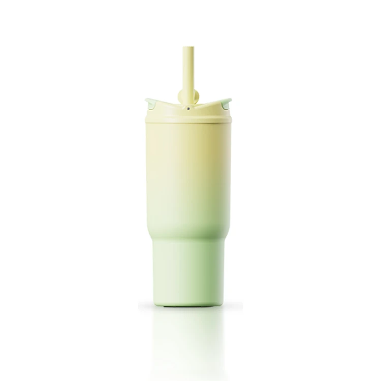 20 oz Vacuum Iced Coffee Tumbler with Straw - TRIPLE SIP #69663002