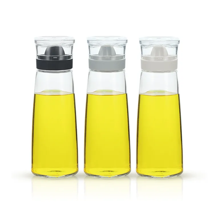 Clear Glass Oil and Vinegar Dispenser Dual Pouring Spout #79452001