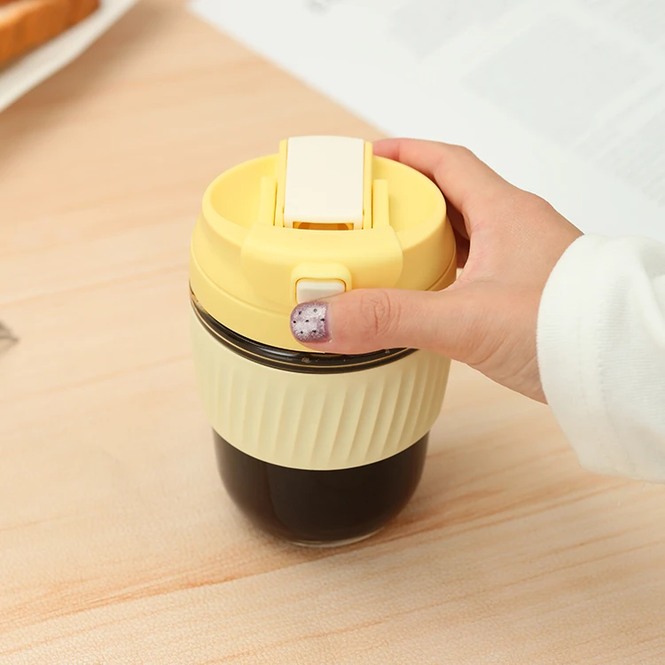 Glass Travel Cup with Lid and Straw #69613002 (7)