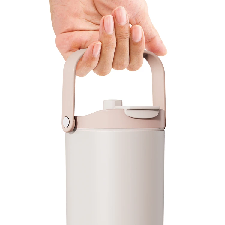 Large Double Wall Stainless Steel Tumbler with Straw #69726001