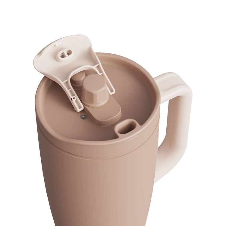 40 oz Vacuum Insulated Tumbler - Dual Lid and Handle #68272001 (5)