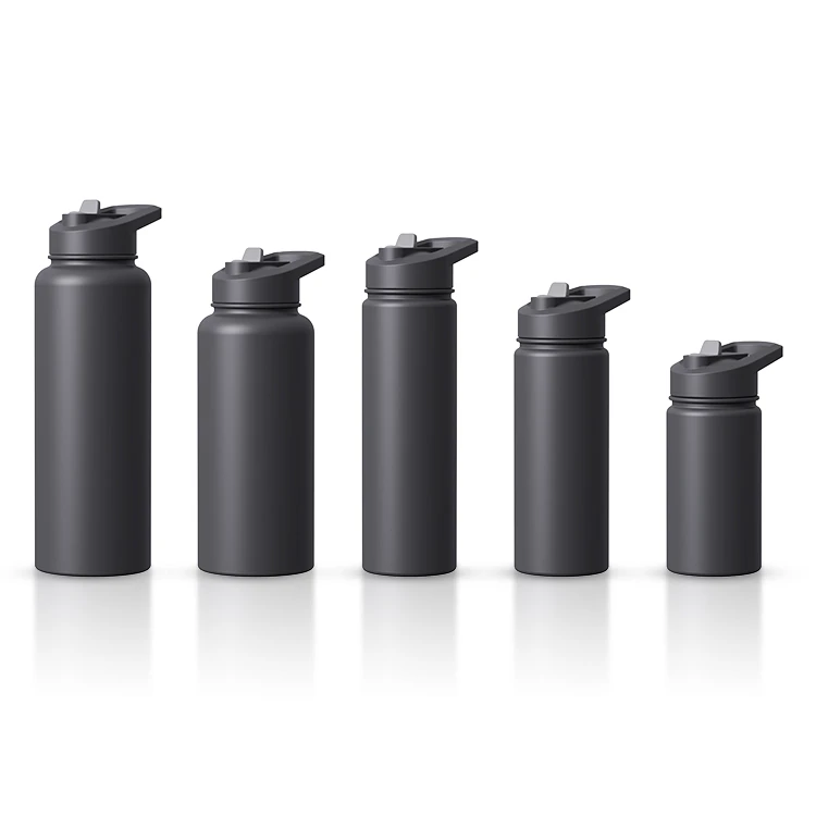 Molded Handle Insulated Bottle With Folding Straw #66332001 (3)