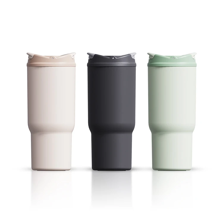 Stainless Steel Travel Coffee Tumbler - Double Sip #69666022