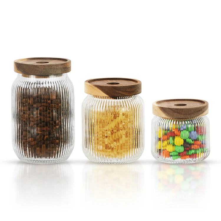 Kitchen Textured Glass Storage No-plastic Design #99469001