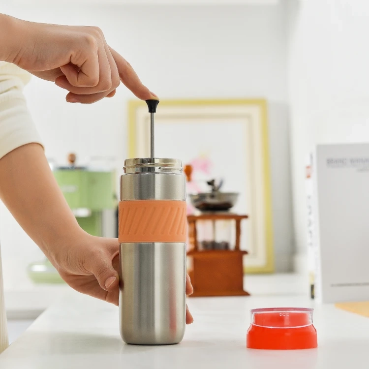 Insulated Travel French Press