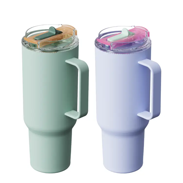 Double Wall Stainless Steel Tumbler-Quick release drinking spout #66518001