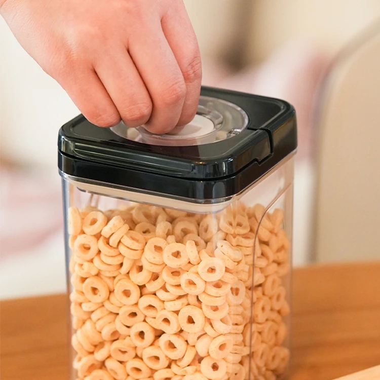 Airtight Plastic Storage Jar with Save-the-Date Lid