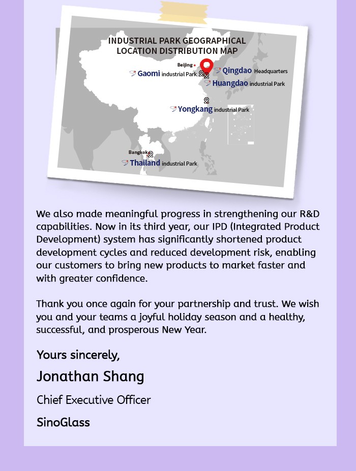 A Year-End Update from SinoGlass