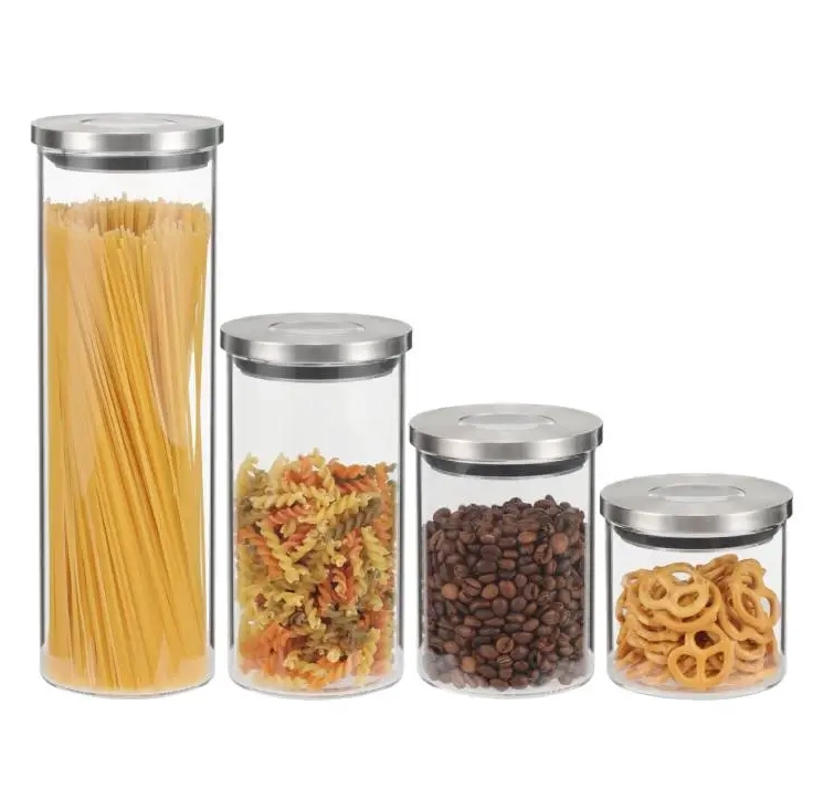 Borosilicate Glass Storage Magnified View