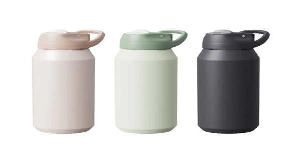 Custom 1L Insulated Water Bottle with Straw