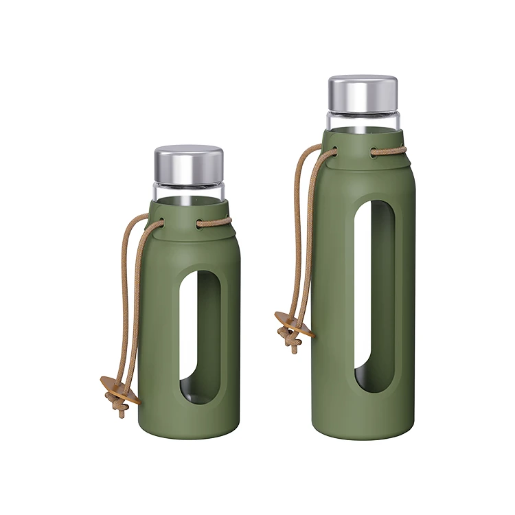 ECO-friendly Glass Hydration Bottle – SS Lid