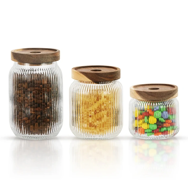 Kitchen Textured Glass Storage No-plastic Design