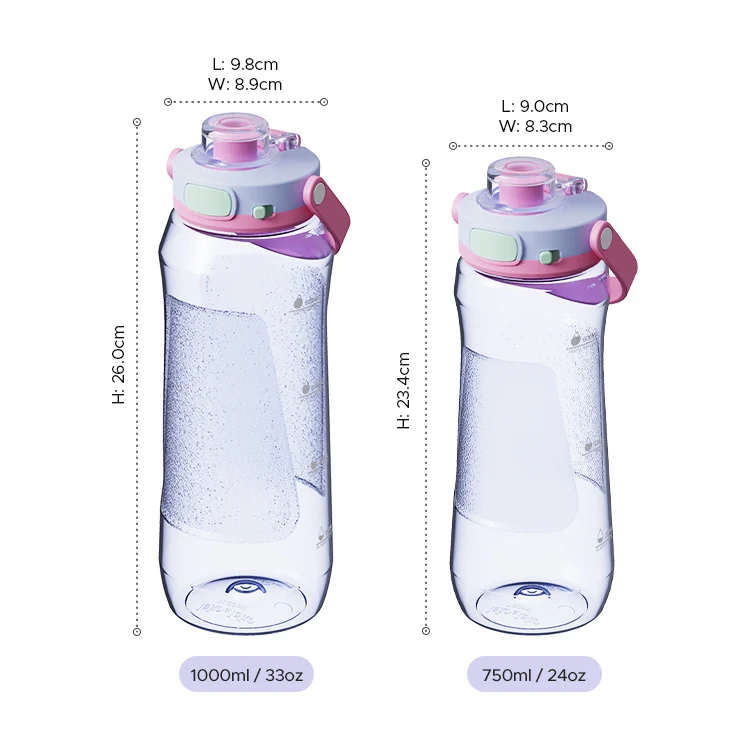 Measured Sports Water Bottle - CLEARLOK LID #67098001