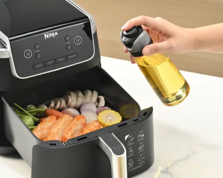 2-in-1 oil spray bottle