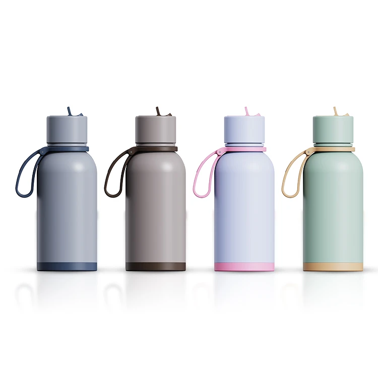 Thermal Stainless Steel Bottle - Folding Straw #61917003