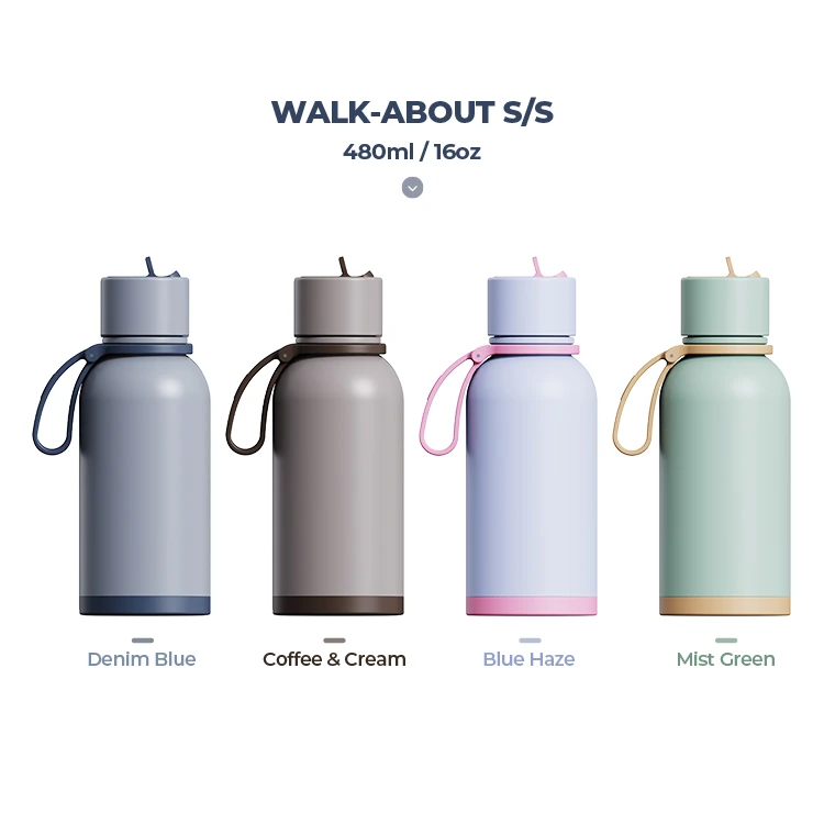 Thermal Stainless Steel Bottle - Folding Straw #6191700361917003 (5)