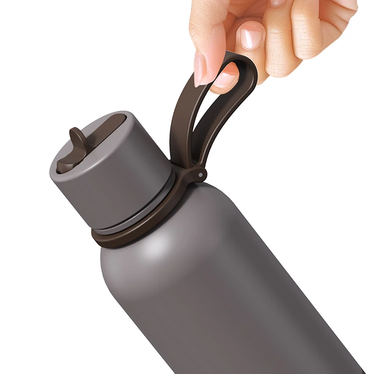 Thermal Stainless Steel Bottle - Folding Straw #6191700361917003 (6)
