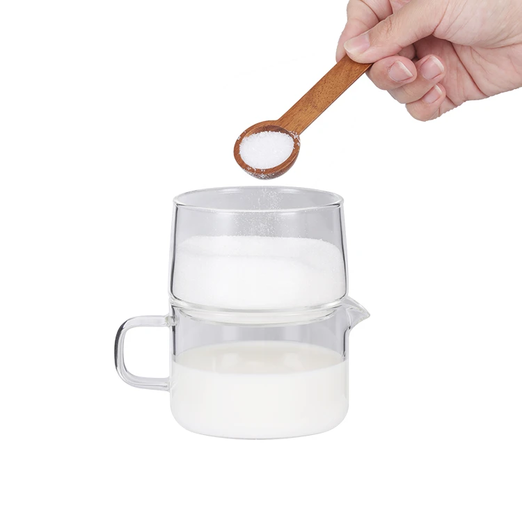 Sugar & Milk Stack - Glass Jar and Wood Lid #8610900086109000 (4)