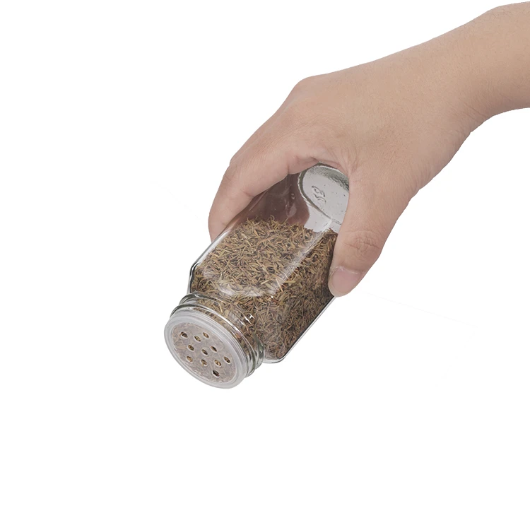 Spice Jars and Rack Set - Wood and Glass #8820900088209000 (3)