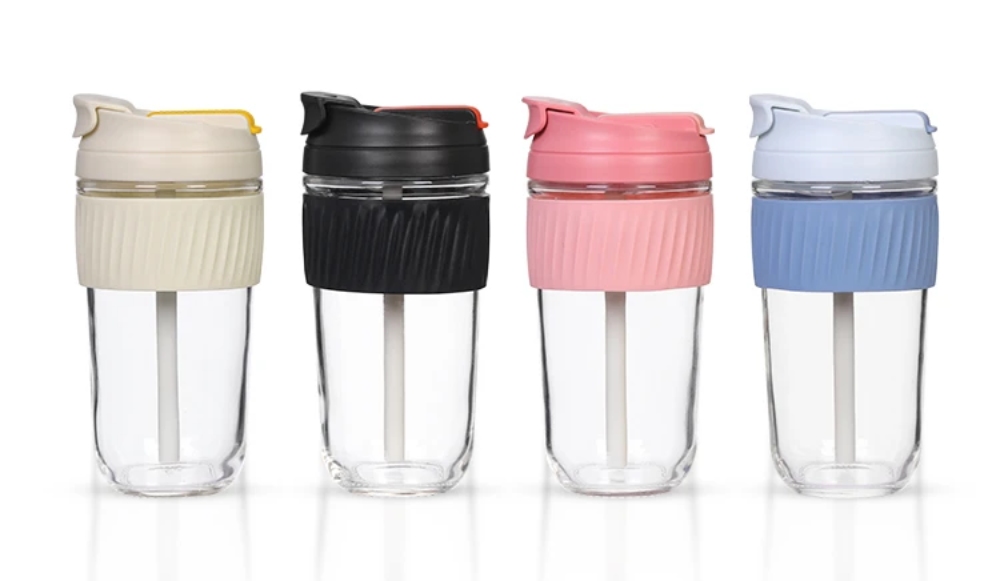Glass Coffee Travel Mug