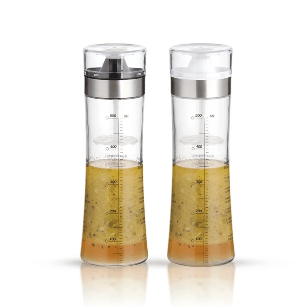 Glass Oil Dispenser Salad Dressing Shaker