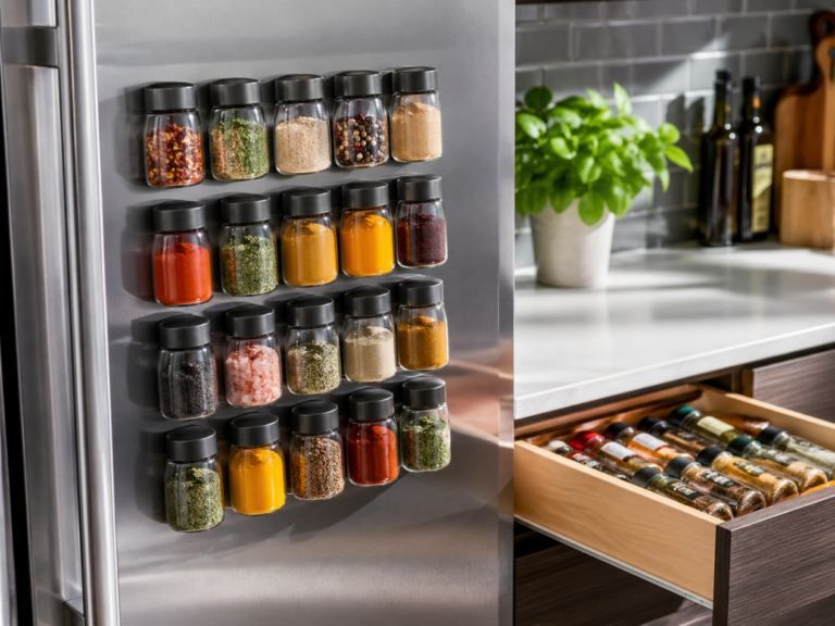 Magnetic Spice Storage vs. Drawer Spice Racks Which Saves More Kitchen Space