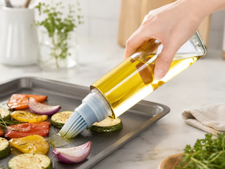 This Oil Dispenser with Brush Is the Secret to Even Oil Coverage Every Time