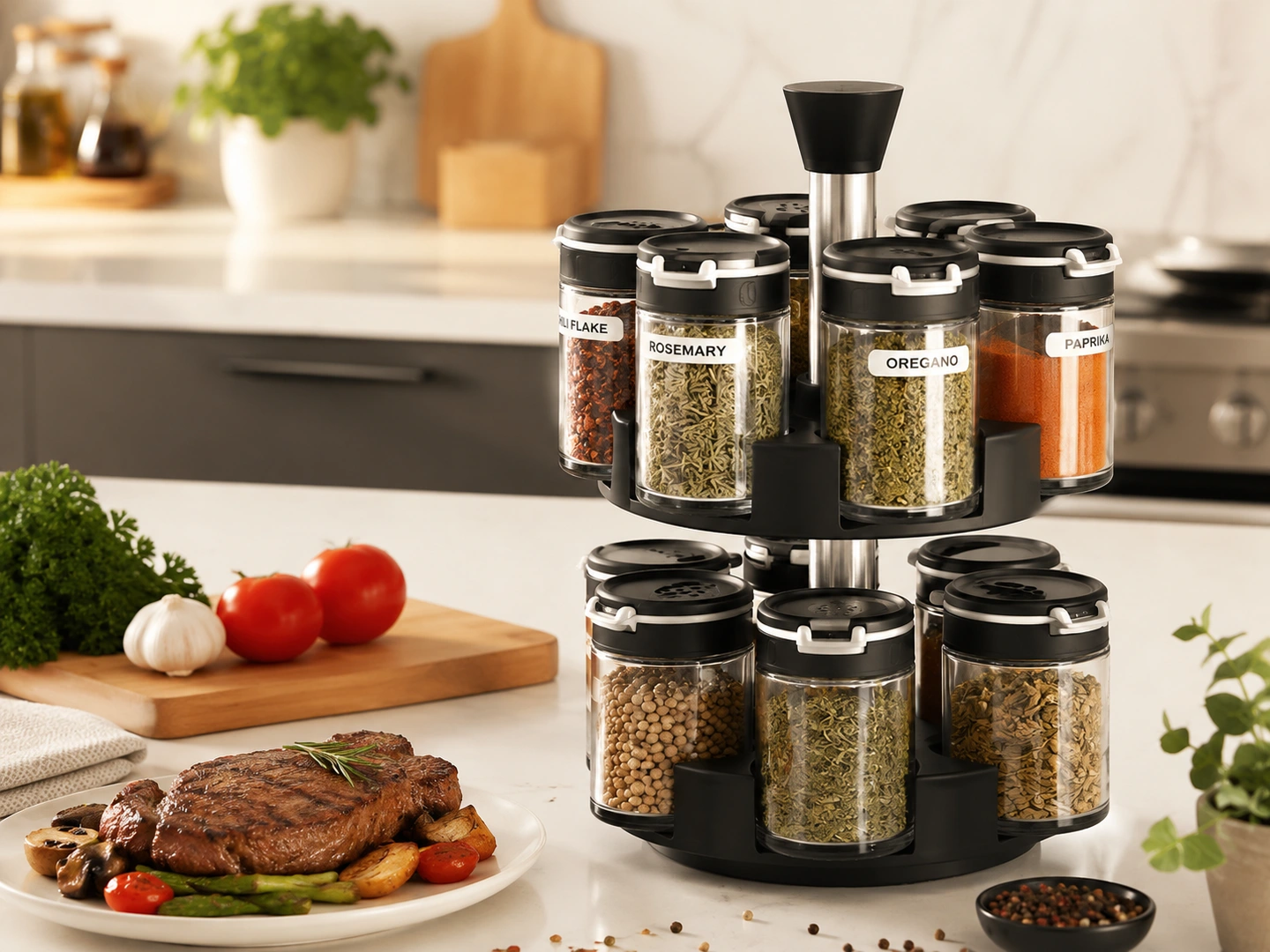 Why Do Some Rotating Spice Rack Sets Sell Better and Get Fewer Returns?